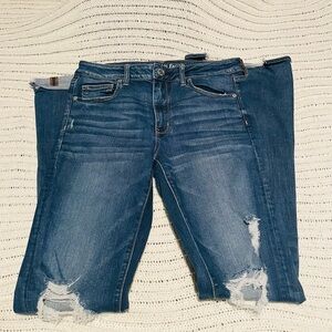 Size 12 women’s super stretch flare American Eagle jeans.